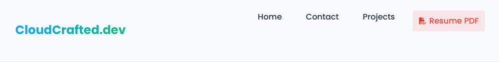 CloudCrafted.dev - Cloud Resume Project